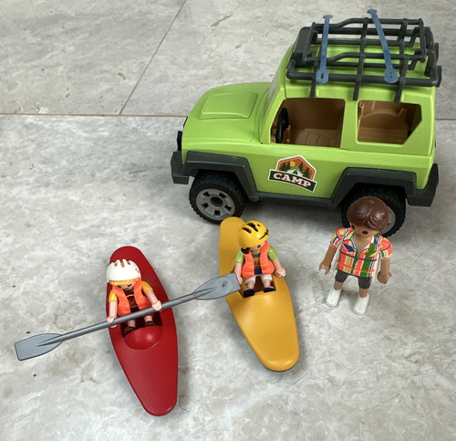 Playmobil camping suv car - car, roof