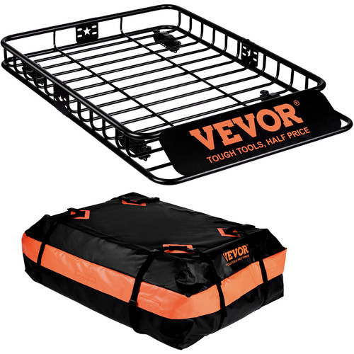Vevor roof rack cargo basket - vevor,